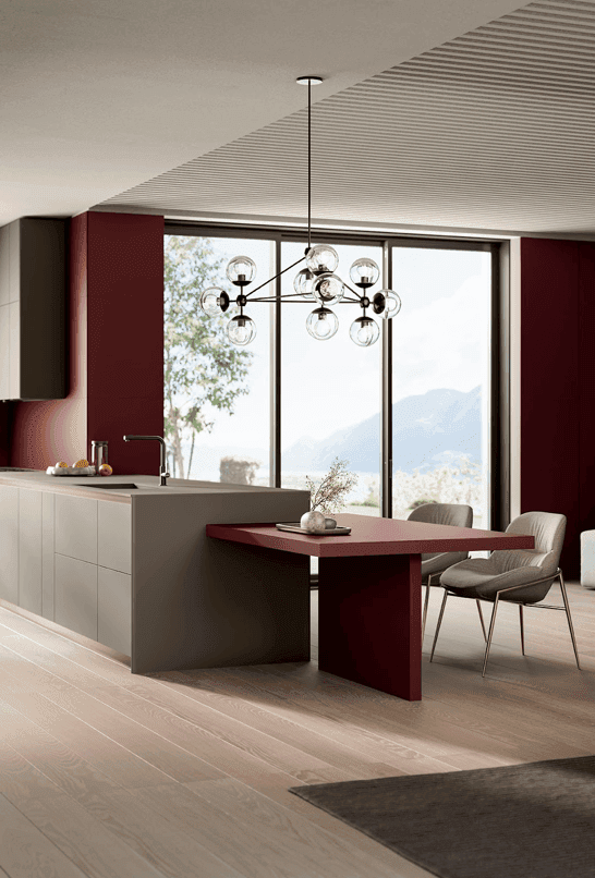 8. The Statement Peninsula Kitchen