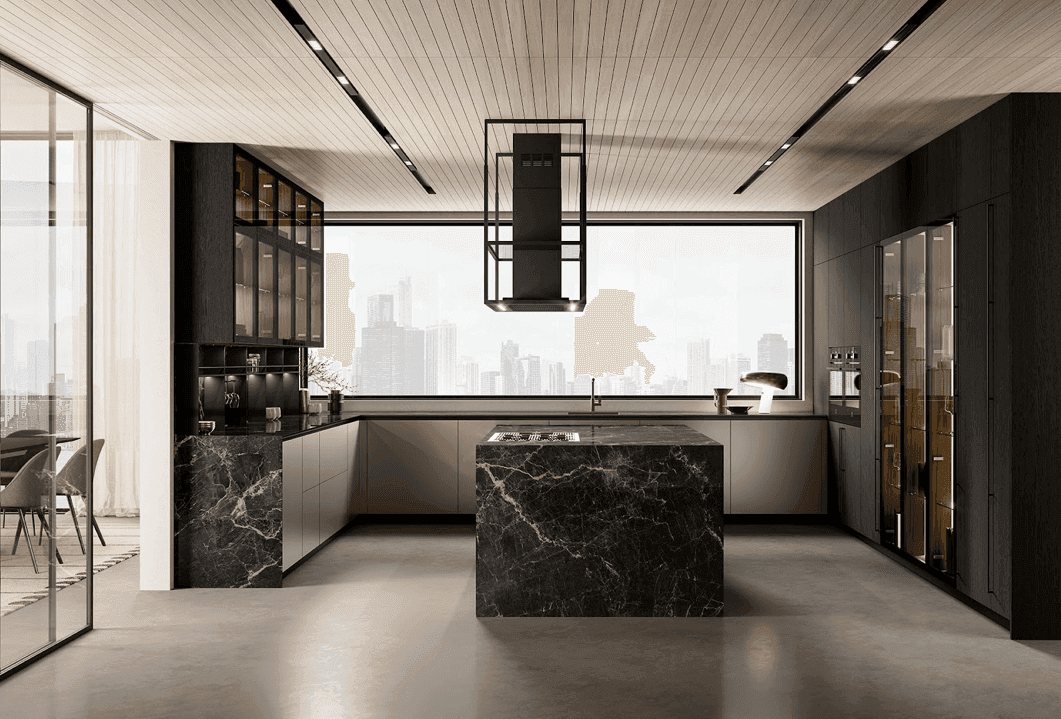18. Layered Lighting Kitchen