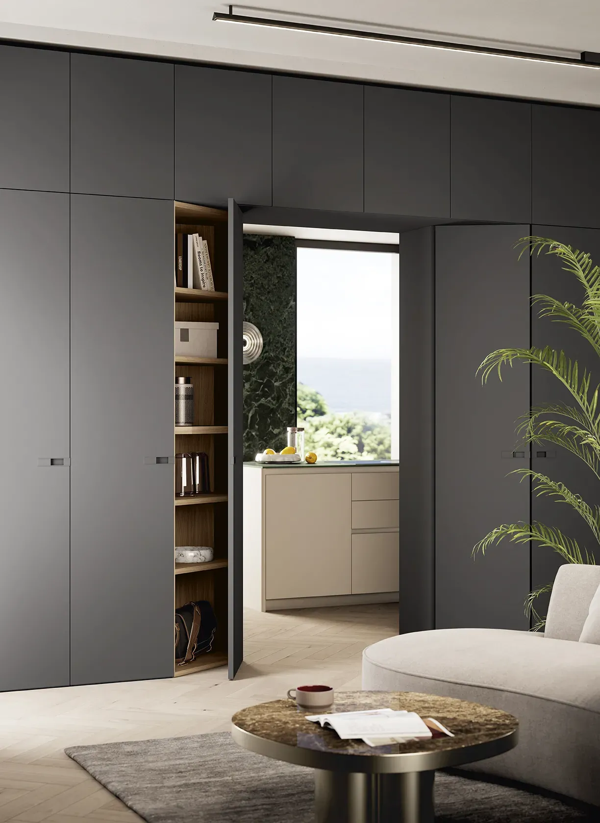 Wardrobe with Passage and Bridge